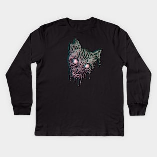 Zombie Cat from the Dead Kids Long Sleeve T-Shirt